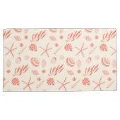 Naadloos patroon met zeeschelpen kussensloop (Voorkant-Rechts)