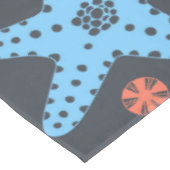 Naadloos patroon met zeeschelpen tafelkleed (Gekanteld)