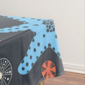 Naadloos patroon met zeeschelpen tafelkleed (Voorbeeld)