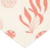 Naadloos patroon met zeeschelpen tafelkleed (Gekanteld)