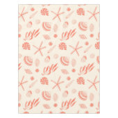 Naadloos patroon met zeeschelpen tafelkleed (Voorkant)