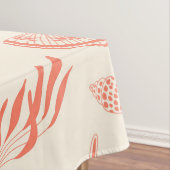 Naadloos patroon met zeeschelpen tafelkleed (Voorbeeld)