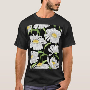 Naadloos patroon met zomerbloemen. t-shirt