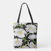 naadloos patroon met zomerbloemen tote bag (Achterkant)