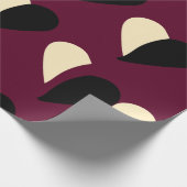 Naadloos patroon met zwart-wit hart. St Va Cadeaupapier (Hoek)