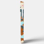 Naadloos patroon met zwarte meisjes en witte meisj Case-Mate iPhone case (Achterkant / Links)