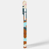 Naadloos patroon met zwarte meisjes en witte meisj Case-Mate iPhone case (Achterkant / Links)