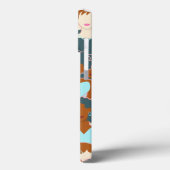 Naadloos patroon met zwarte meisjes en witte meisj Case-Mate iPhone case (Achterkant / Links)