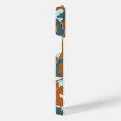 Naadloos patroon met zwarte meisjes en witte meisj iPhone hoesje (Rechterkant)