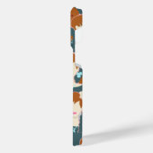 Naadloos patroon met zwarte meisjes en witte meisj iPhone hoesje (Linkerkant)