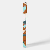 Naadloos patroon met zwarte meisjes en witte meisj iPhone hoesje (Rechterkant)