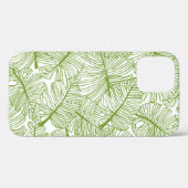 Naadloos patroon Monstera verlaat de achtergrond.  Case-Mate iPhone Case (Achterkant (horizontaal))
