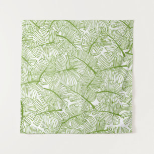 Naadloos patroon Monstera verlaat de achtergrond. Wandkleed