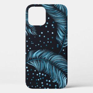 Naadloos patroon, oneindige textuur. donkere veer Case-Mate iPhone case