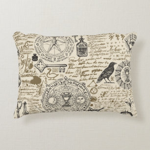 naadloos patroon op een alchemiethema in de accent kussen