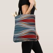 naadloos patroon op schoudertas tote bag (Dichtbij)