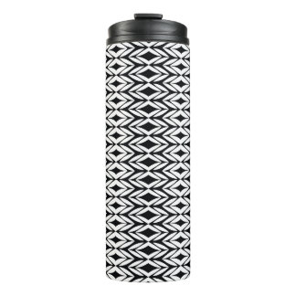naadloos patroon op thermische tumbler thermosbeker