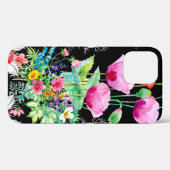 Naadloos patroon op zwarte achtergrond. Kleurrijke Case-Mate iPhone Case (Achterkant (horizontaal))