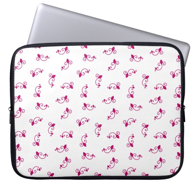 Naadloos patroon.  ornament.  walvis laptop sleeve (Voorkant)