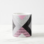 Naadloos patroon, patchwork tegels. Bevriezing Koffiemok (Center)