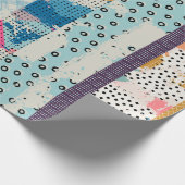 Naadloos patroon, patchwork tegels. cadeaupapier (Hoek)