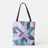 Naadloos patroon. Patchwork. Tote Bag (Achterkant)