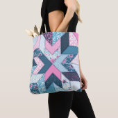 Naadloos patroon. Patchwork. Tote Bag (Dichtbij)