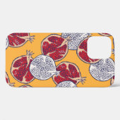 Naadloos patroon. Pomegranaat hand getekend. Case-Mate iPhone Case (Achterkant (horizontaal))