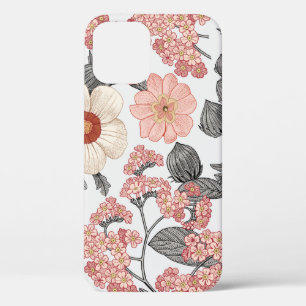 Naadloos patroon. Prachtige stof-bloeiende werkeli Case-Mate iPhone Case