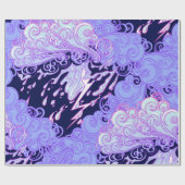 Naadloos patroon. Retrostijl krullende decoratie Cadeaupapier (Vlak)