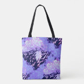 Naadloos patroon. Retrostijl krullende decoratie Tote Bag (Achterkant)