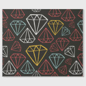  naadloos patroon, ruitvormelementen cadeaupapier (Vlak)