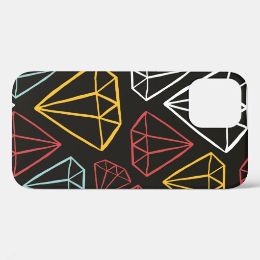 naadloos patroon, ruitvormelementen Case-Mate iPhone case (Achterkant (horizontaal))