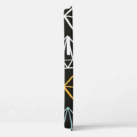 naadloos patroon, ruitvormelementen Case-Mate iPhone case (Achterkant / Rechts)