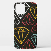 naadloos patroon, ruitvormelementen Case-Mate iPhone case (Achterkant)
