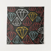  naadloos patroon, ruitvormelementen wandkleed (Voorkant)