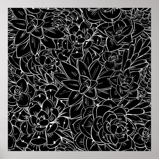 Naadloos patroon sappig. ontwerp van Floral Poster (Voorkant)