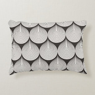 Naadloos patroon. Stijlvolle monochrome versiering Accent Kussen