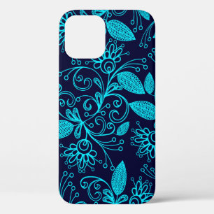 Naadloos patroon van abstracte blauwe kleur op de Case-Mate iPhone case