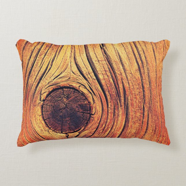 Naadloos  patroon van abstracte florale elemen accent kussen (Voorkant)