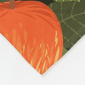 Naadloos patroon van appels met groene bladeren me fleece deken (Hoek)