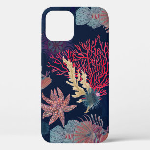 Naadloos patroon van aquarelschildering met rode l Case-Mate iPhone case
