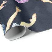 Naadloos patroon van balletdansers, waterverf pai cadeaupapier (Rol Hoek)