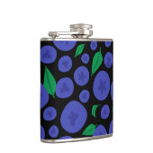 Naadloos patroon van bosbessen heupfles (Rechts)