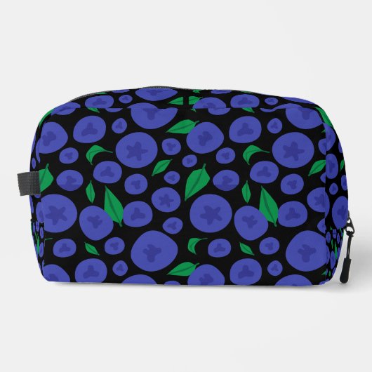 Naadloos patroon van bosbessen toilettasje (Voorkant)