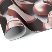 naadloos patroon van chocoladepralines cadeaupapier (Rol Hoek)