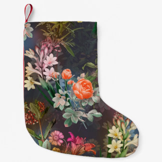 naadloos patroon van de bloem kleine kerstsok