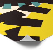 naadloos patroon van de in de kaart gebrachte wiel poster (Hoek)