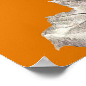 Naadloos patroon van de monsters op de gemberachte poster (Hoek)