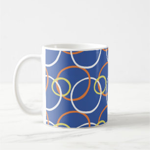 naadloos patroon van de textuurachtergrond. hand koffiemok